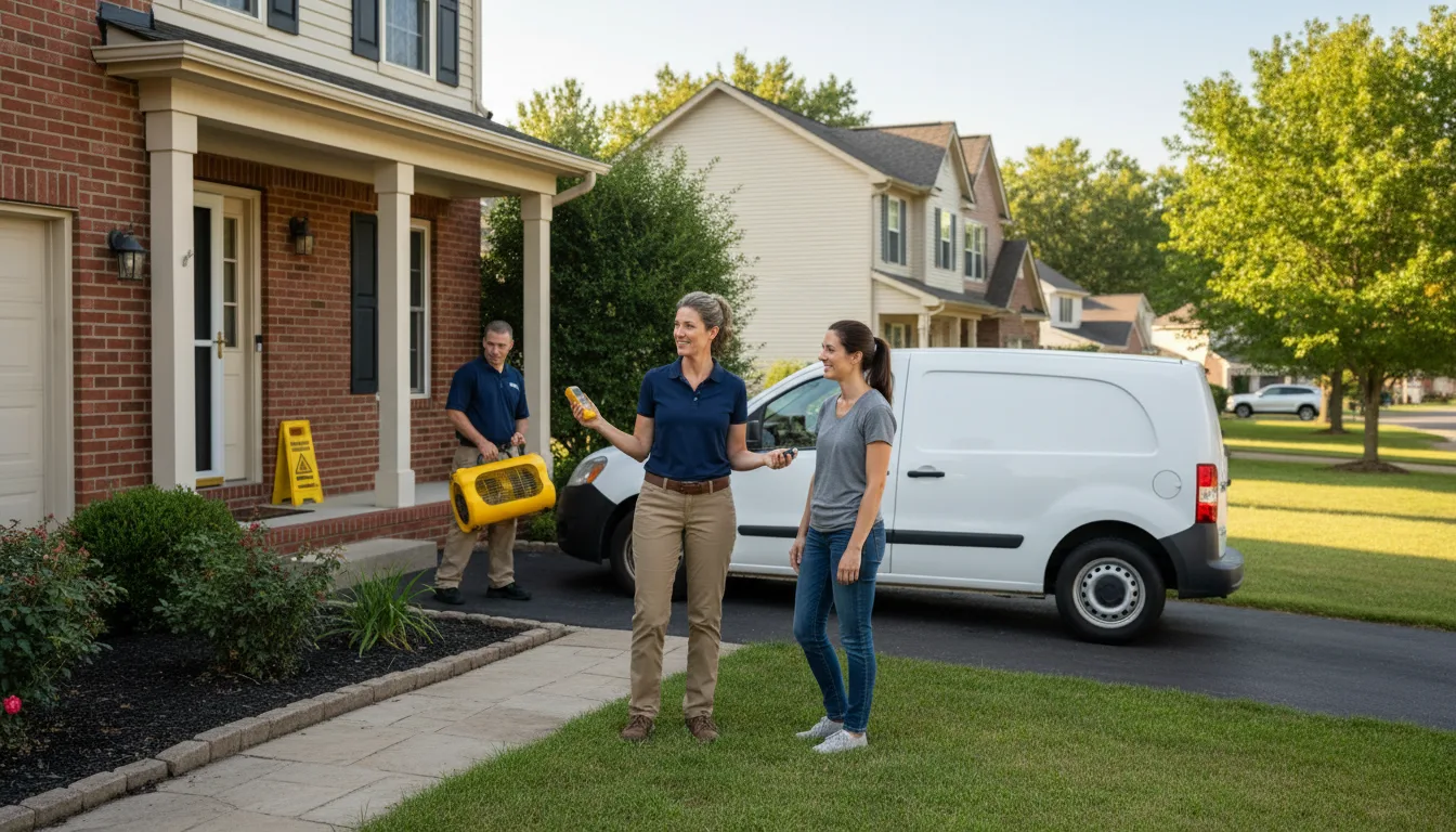 Water restoration image for Dehumidification And Cleanup Services in Carthage, MO